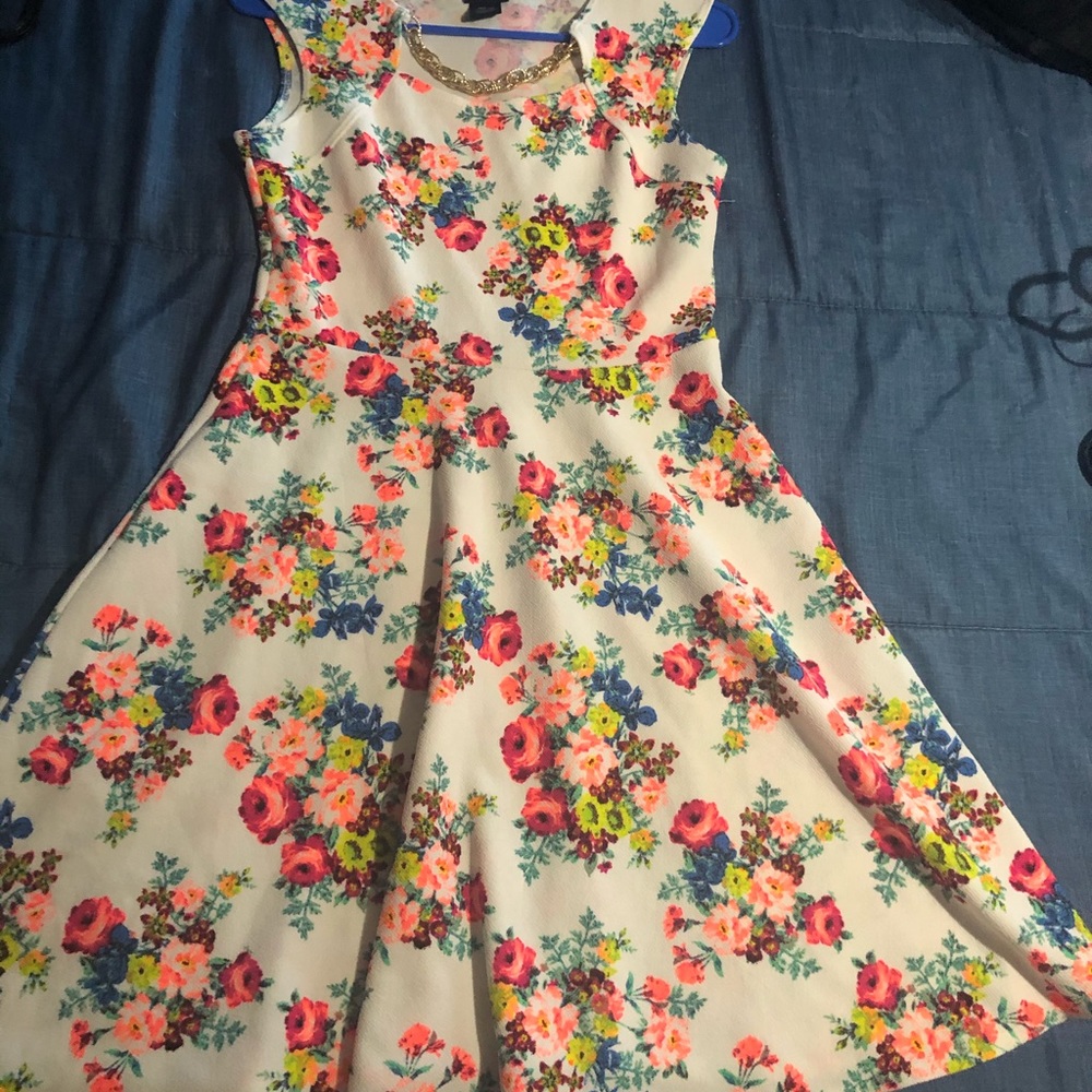 Teenagers flower dress